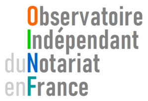 Logo de l'Observatoire Indépendant du Notariat français.